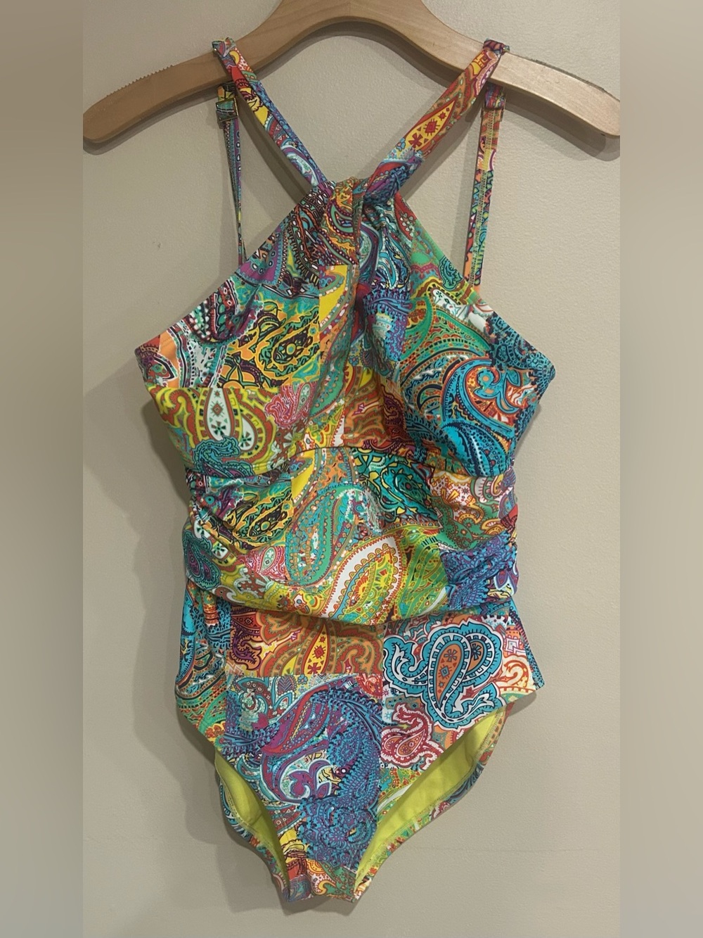 Bleu Rod Beattie Bohemian Paradise High NeckCutout One Piece Swimsuit Women’s 8
